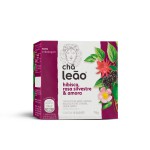 Chá Leão Hibisco Silvestre e Amora 16g - Caixa com 10 Sachês