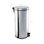 Lixeira Inox com Pedal 30 Litros - JSN