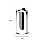 Lixeira Inox Basculante 8 Litros - Viel