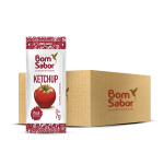 Ketchup Premium Bom Sabor - Sachê 7g | Caixa com 182 unid.