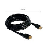 Cabo HDMI 2.0 com 5 metros Gold 4K