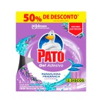 Pato Gel Adesivo Sanitário Lavanda 38g – 2 Refis com 6 Unidades