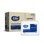 Papel Toalha Interfolha Elite Classic 100% Celulose - 2 Dobras - Caixa com 1.000 Folhas