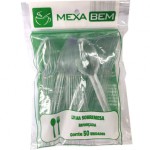 Colher de sobremesa cristal mexabem c/50