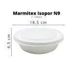 Marmitex isopor spumapac  n°9 c/100