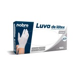 Luva de latex c/ pó não cirurgica nobre p c/100