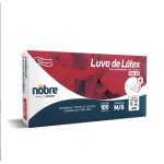 Luva para procedimento de latex c/ pó nao cirurgica nobre m c/100