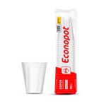 COPO PLASTICO PS BRANCO 180 ML C/2500 ECONOPOT