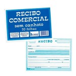 Recibo comercial sem canhoto 50 folhas tamoio