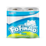 Papel Higiênico Fofinho Folha Simples - 4 Rolos com 30 Metros cada